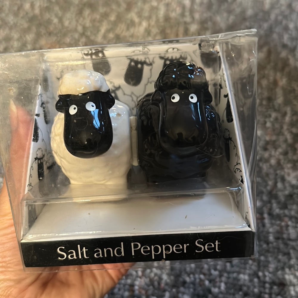 Ceramic salt and pepper shakers